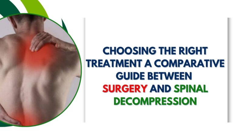 Choosing the Right Treatment- A Comparative Guide Between Surgery and Spinal Decompression