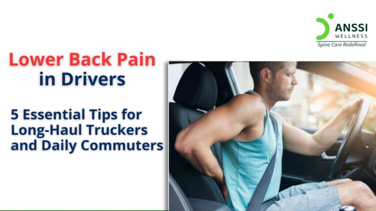 Driving for extended periods can take a toll on your lower back.