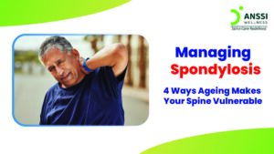 Spondylosis, a degenerative condition of the spine, becomes more common with age, affecting the spinal discs, joints, and vertebrae.