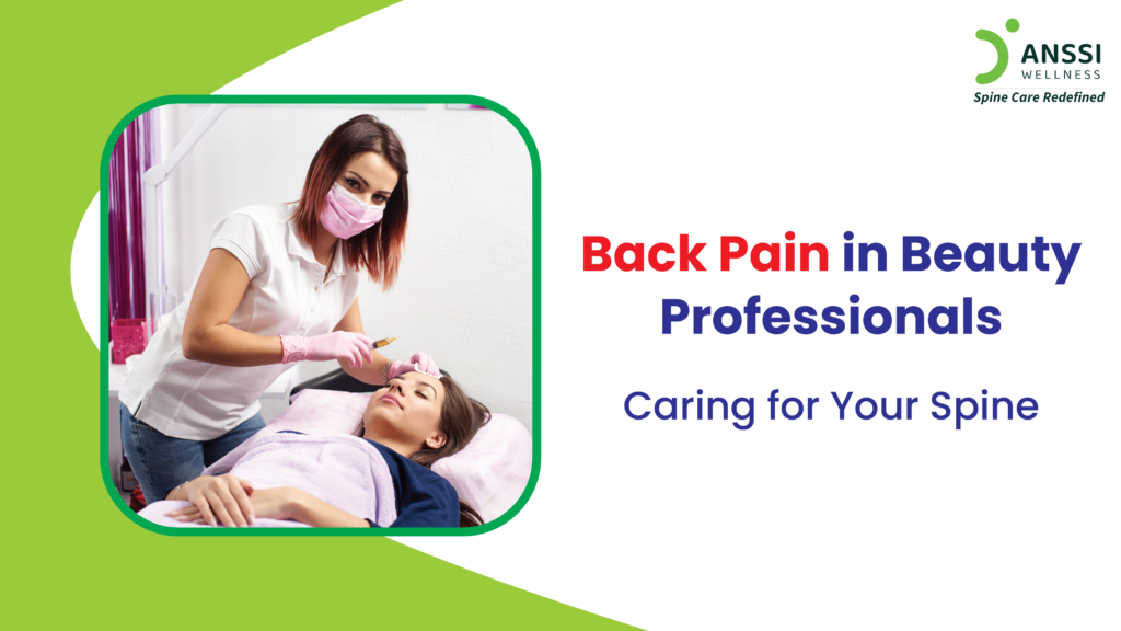 Chronic back pain is a common issue caused by repetitive motions, prolonged standing, and awkward postures.