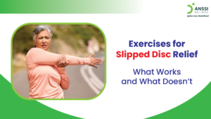 A slipped disc, also known as a herniated disc, can cause significant pain, stiffness, and limited mobility.