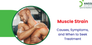 Commonly known as a pulled muscle, muscle strain occurs when muscle fibres are overstretched or torn.